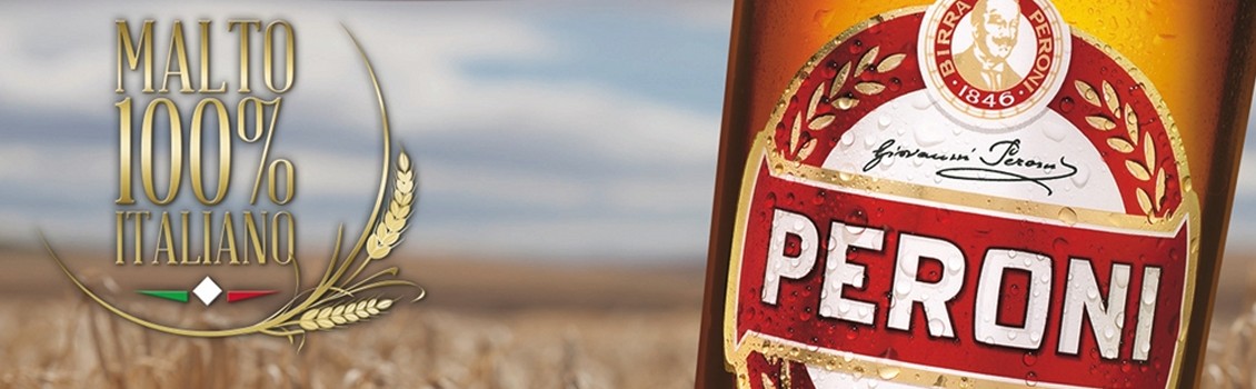 La birra Peroni si beve Budweiser La birra Peroni si beve Budweiser